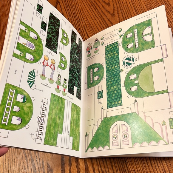 NWT 1980 Emerald City of OZ Cut & Assemble Paper Display Book - Picture 10 of 16